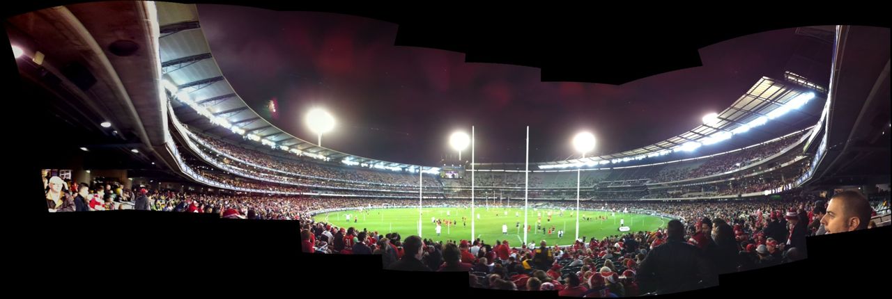 360° panorama from Q2 before Hawks v Swans